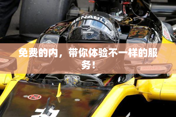 免费的内，带你体验不一样的服务！