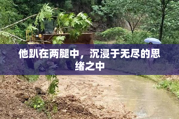 他趴在两腿中，沉浸于无尽的思绪之中