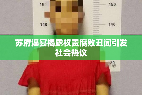 苏府淫宴揭露权贵腐败丑闻引发社会热议