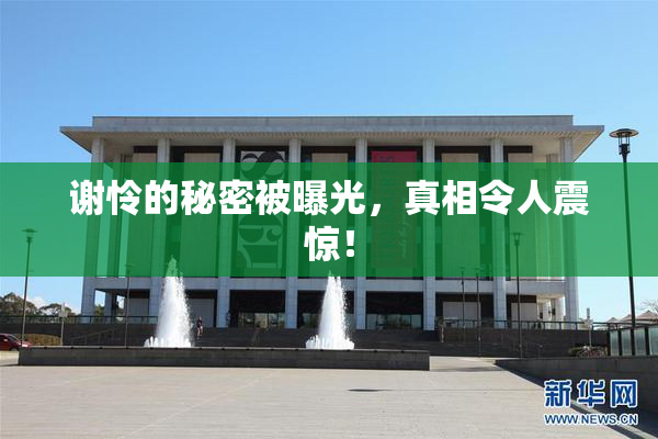 谢怜的秘密被曝光，真相令人震惊！