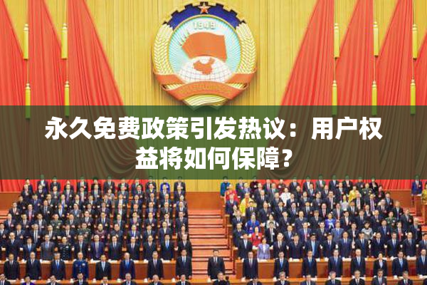 永久免费政策引发热议：用户权益将如何保障？