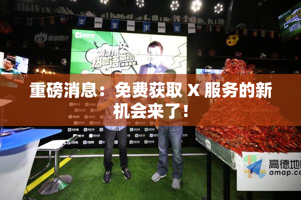 重磅消息：免费获取 X 服务的新机会来了！