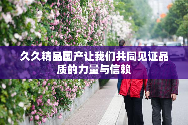 久久精品国产让我们共同见证品质的力量与信赖