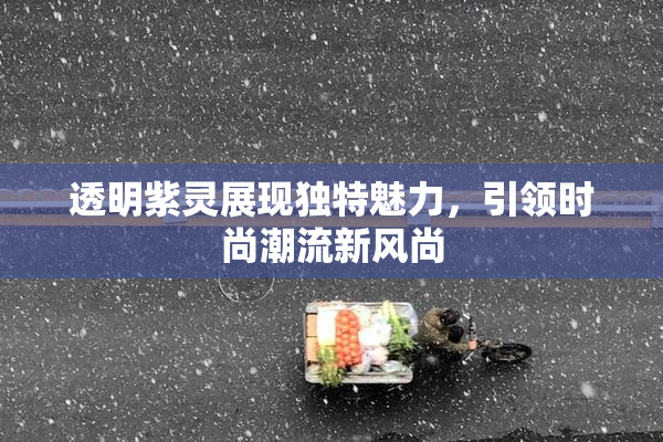 透明紫灵展现独特魅力，引领时尚潮流新风尚