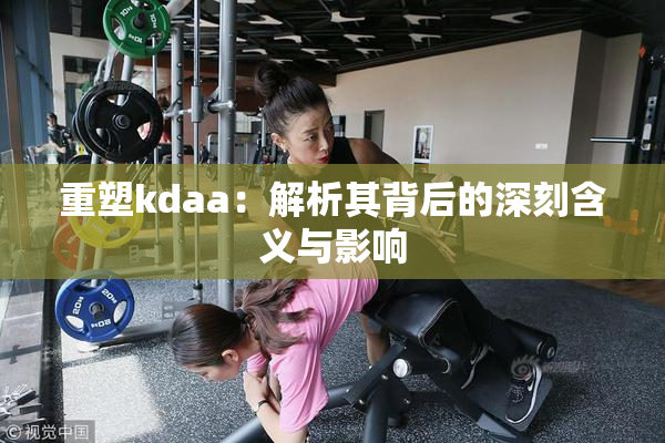 重塑kdaa：解析其背后的深刻含义与影响