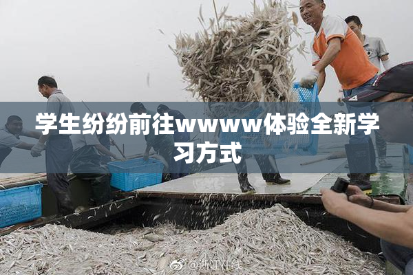 学生纷纷前往wwww体验全新学习方式