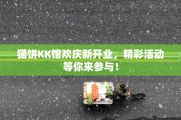 猫饼KK馆欢庆新开业，精彩活动等你来参与！