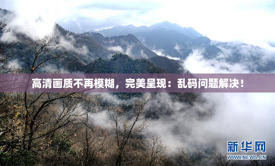 高清画质不再模糊，完美呈现：乱码问题解决！