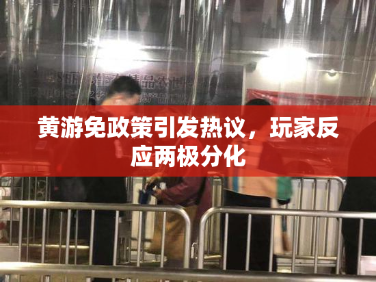 黄游免政策引发热议，玩家反应两极分化