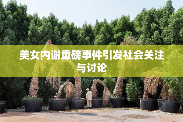 美女内谢重磅事件引发社会关注与讨论