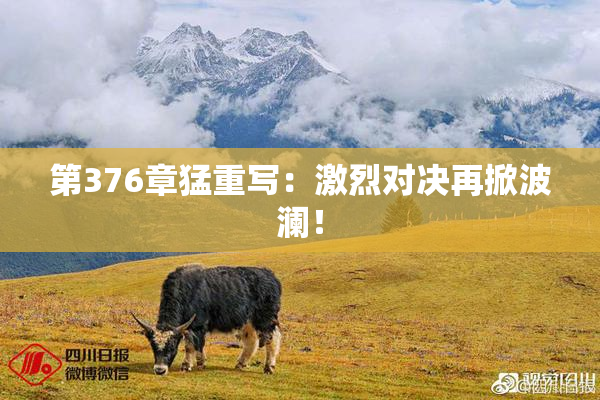 第376章猛重写：激烈对决再掀波澜！