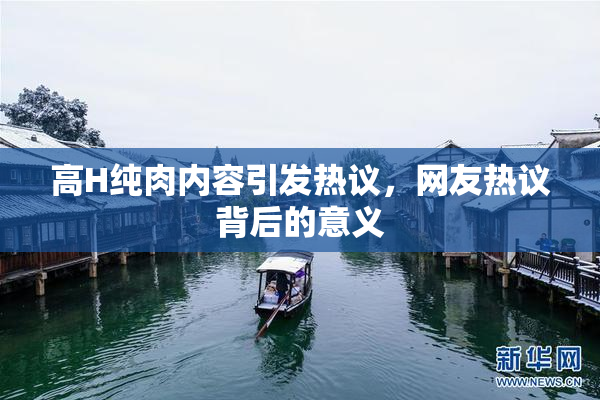 高H纯肉内容引发热议，网友热议背后的意义