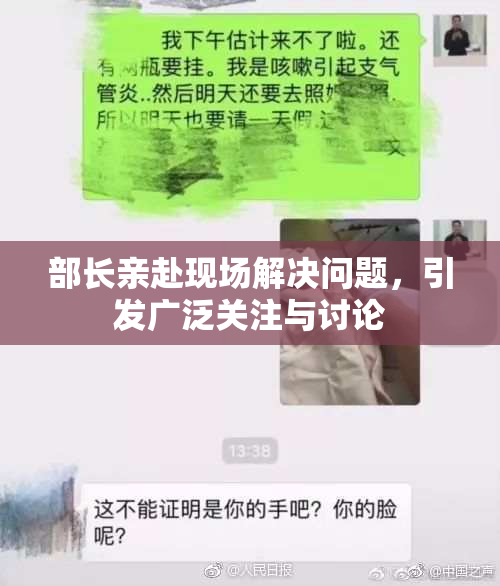 部长亲赴现场解决问题，引发广泛关注与讨论