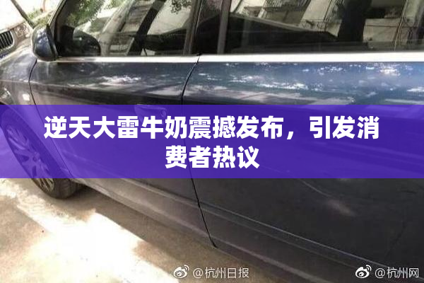 逆天大雷牛奶震撼发布，引发消费者热议