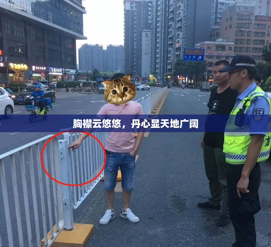 胸襟云悠悠，丹心显天地广阔
