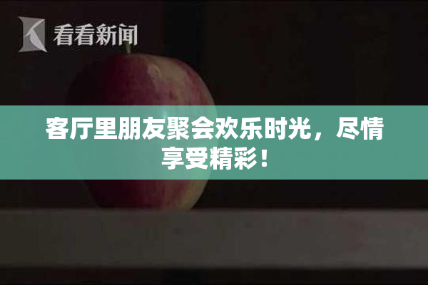 客厅里朋友聚会欢乐时光，尽情享受精彩！