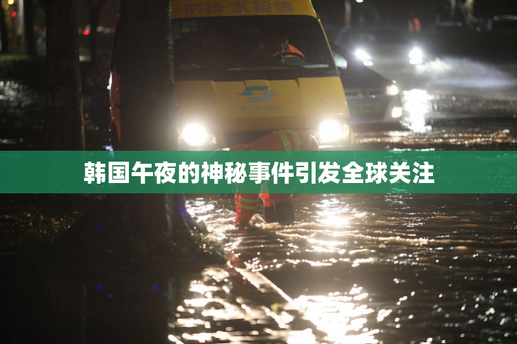 韩国午夜的神秘事件引发全球关注