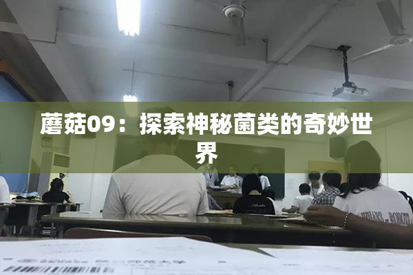 蘑菇09：探索神秘菌类的奇妙世界
