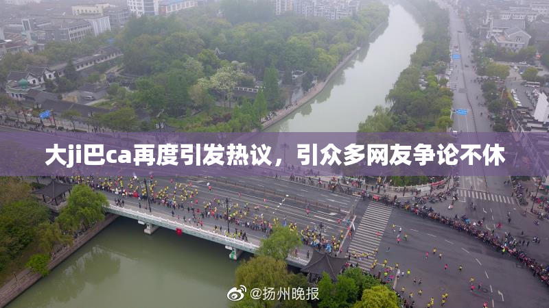 大ji巴ca再度引发热议，引众多网友争论不休