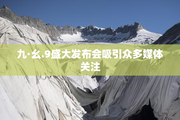 九·幺.9盛大发布会吸引众多媒体关注
