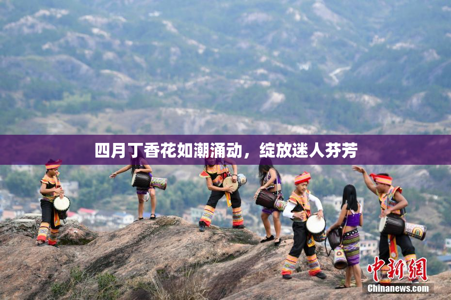 四月丁香花如潮涌动，绽放迷人芬芳