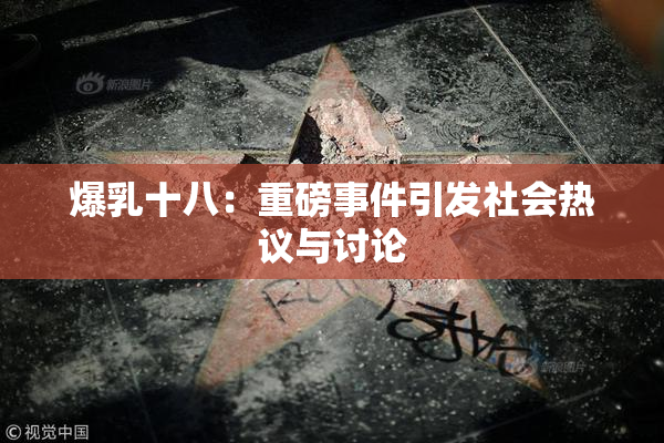 爆乳十八：重磅事件引发社会热议与讨论