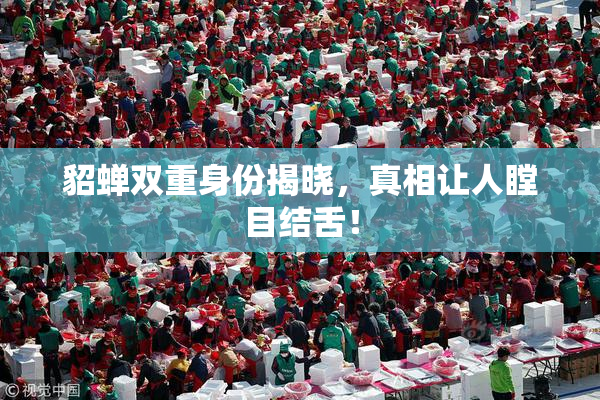 貂蝉双重身份揭晓，真相让人瞠目结舌！