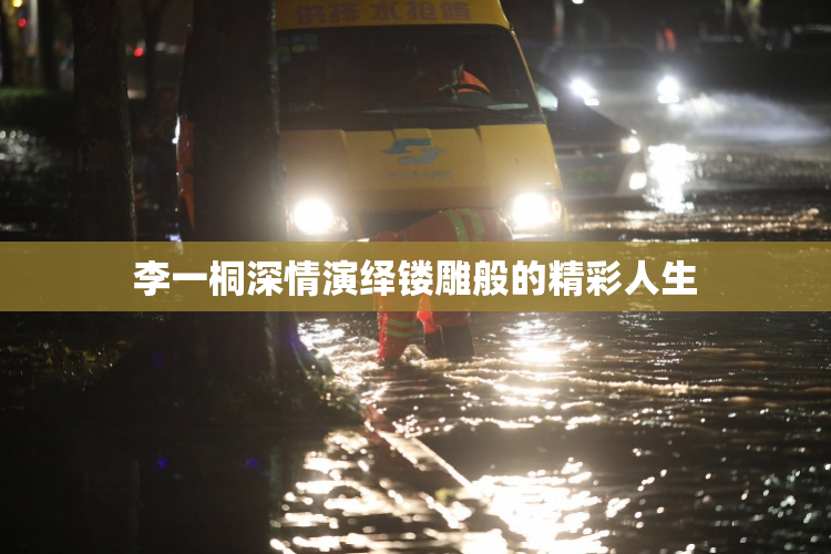 李一桐深情演绎镂雕般的精彩人生
