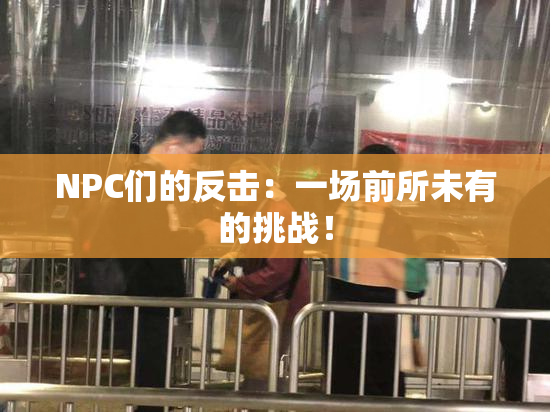 NPC们的反击：一场前所未有的挑战！
