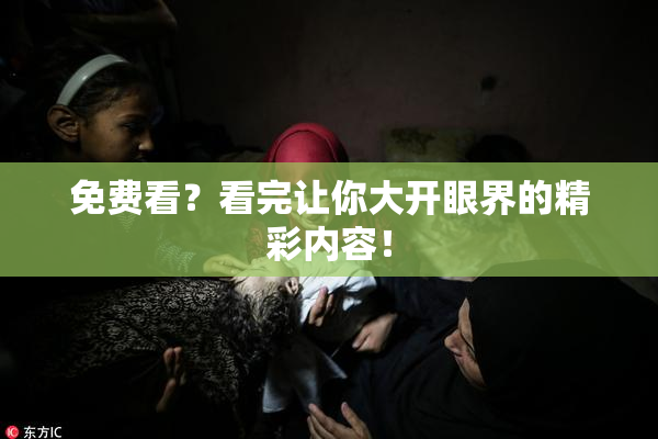 免费看？看完让你大开眼界的精彩内容！