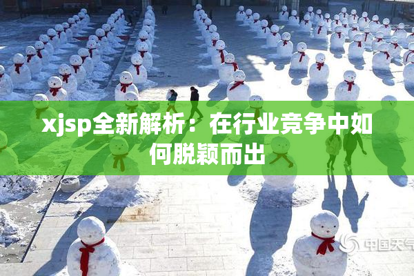 xjsp全新解析：在行业竞争中如何脱颖而出