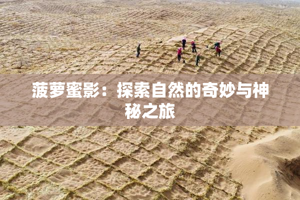 菠萝蜜影：探索自然的奇妙与神秘之旅