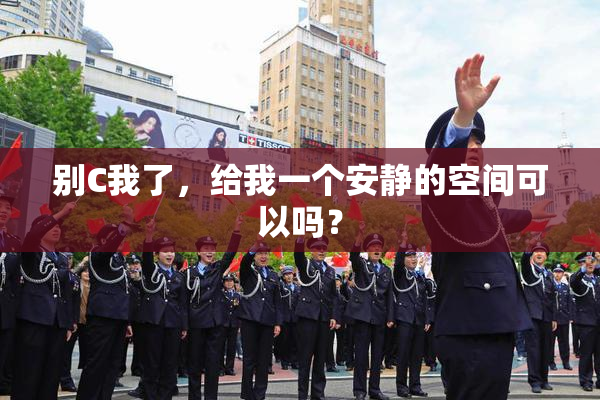 别C我了，给我一个安静的空间可以吗？