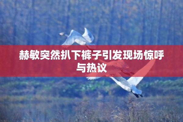 赫敏突然扒下裤子引发现场惊呼与热议