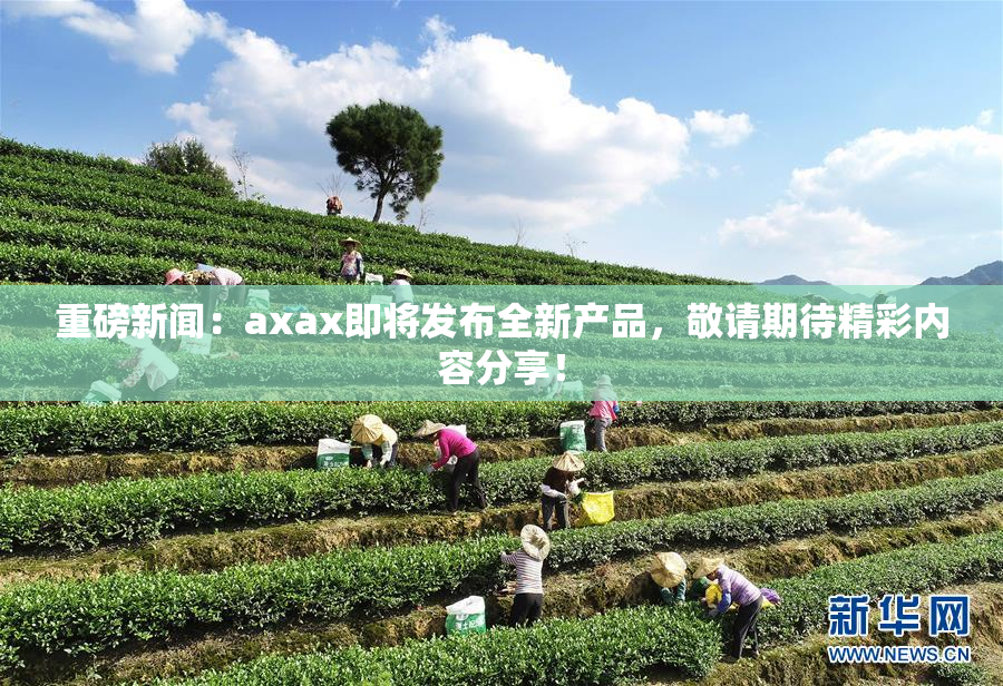 重磅新闻：axax即将发布全新产品，敬请期待精彩内容分享！