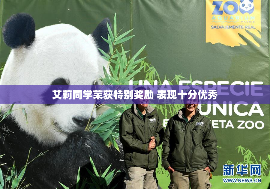 艾莉同学荣获特别奖励 表现十分优秀