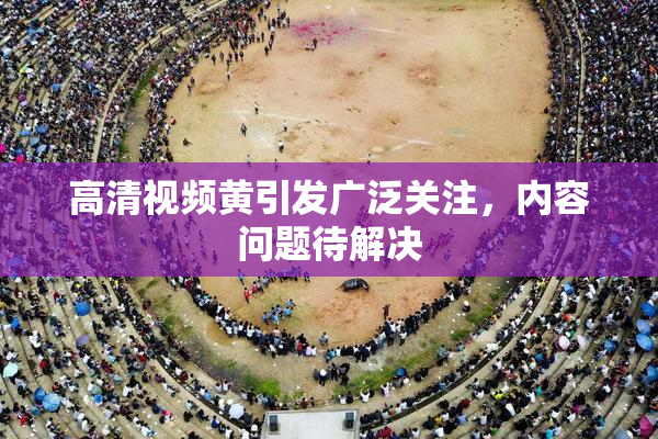 高清视频黄引发广泛关注，内容问题待解决