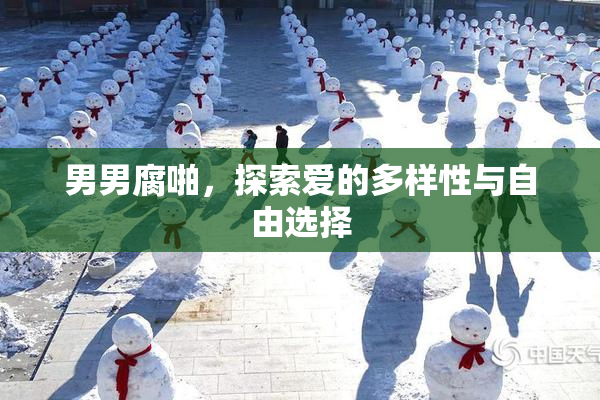 男男腐啪，探索爱的多样性与自由选择