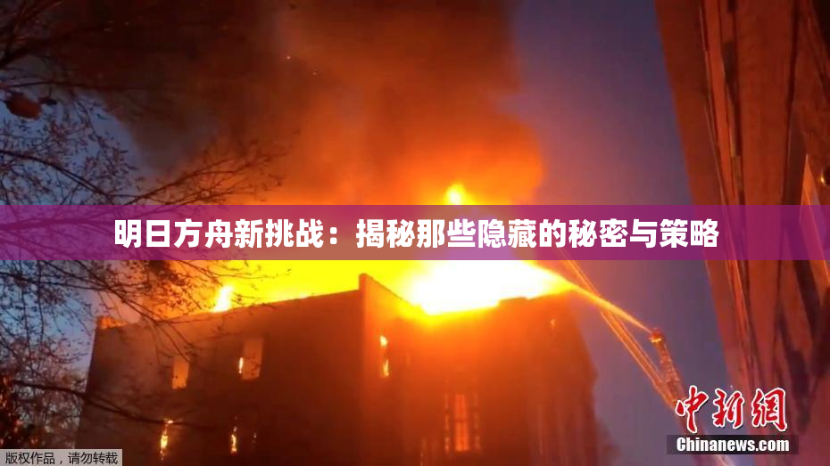 明日方舟新挑战：揭秘那些隐藏的秘密与策略