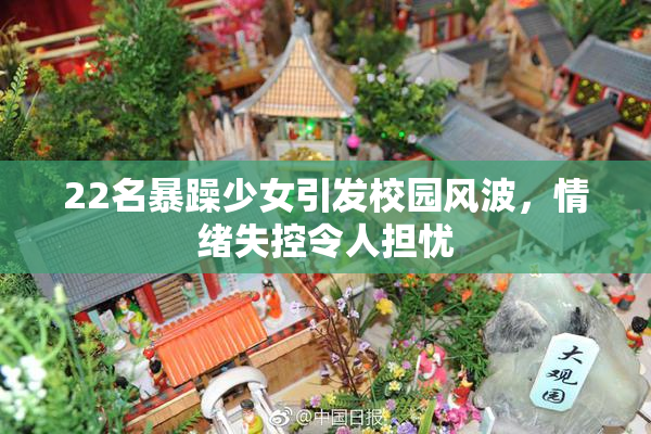 22名暴躁少女引发校园风波，情绪失控令人担忧