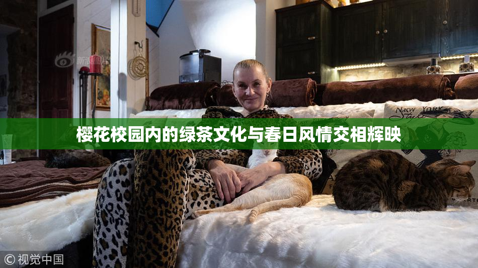 樱花校园内的绿茶文化与春日风情交相辉映