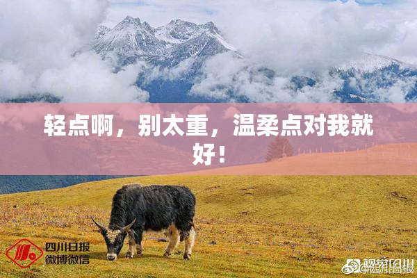 轻点啊，别太重，温柔点对我就好！