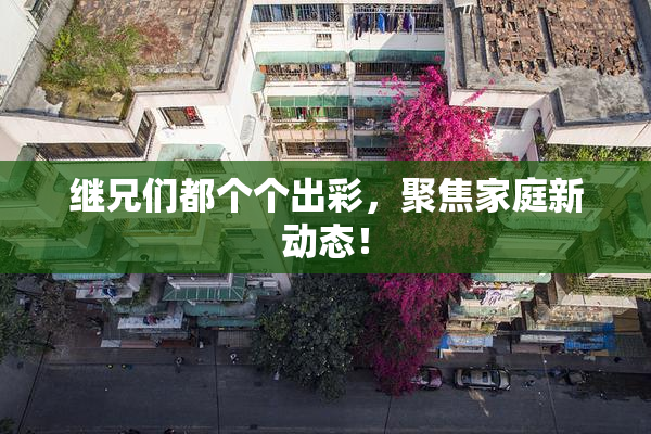 继兄们都个个出彩，聚焦家庭新动态！